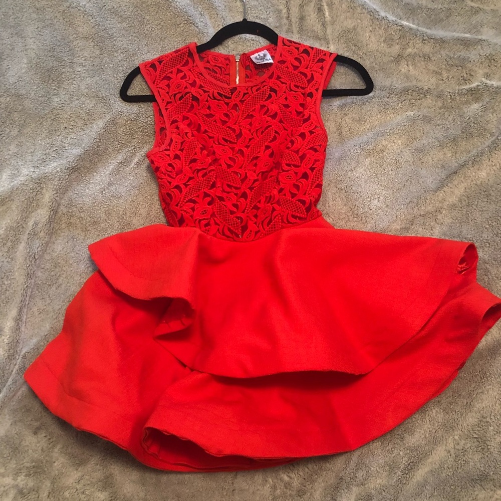 Red dress
